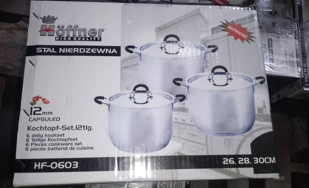 HOFFNER QUALITY BIG SIZE STAINLESS STEEL POT