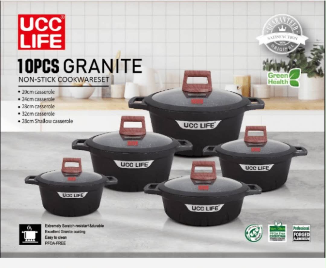 UCC LIFE GRANITE COOKWARE SET