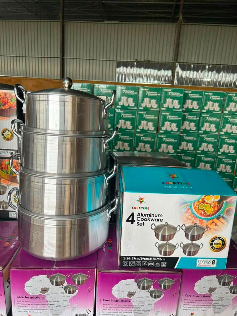 Cooktime 4-Piece Aluminum Cookware Set