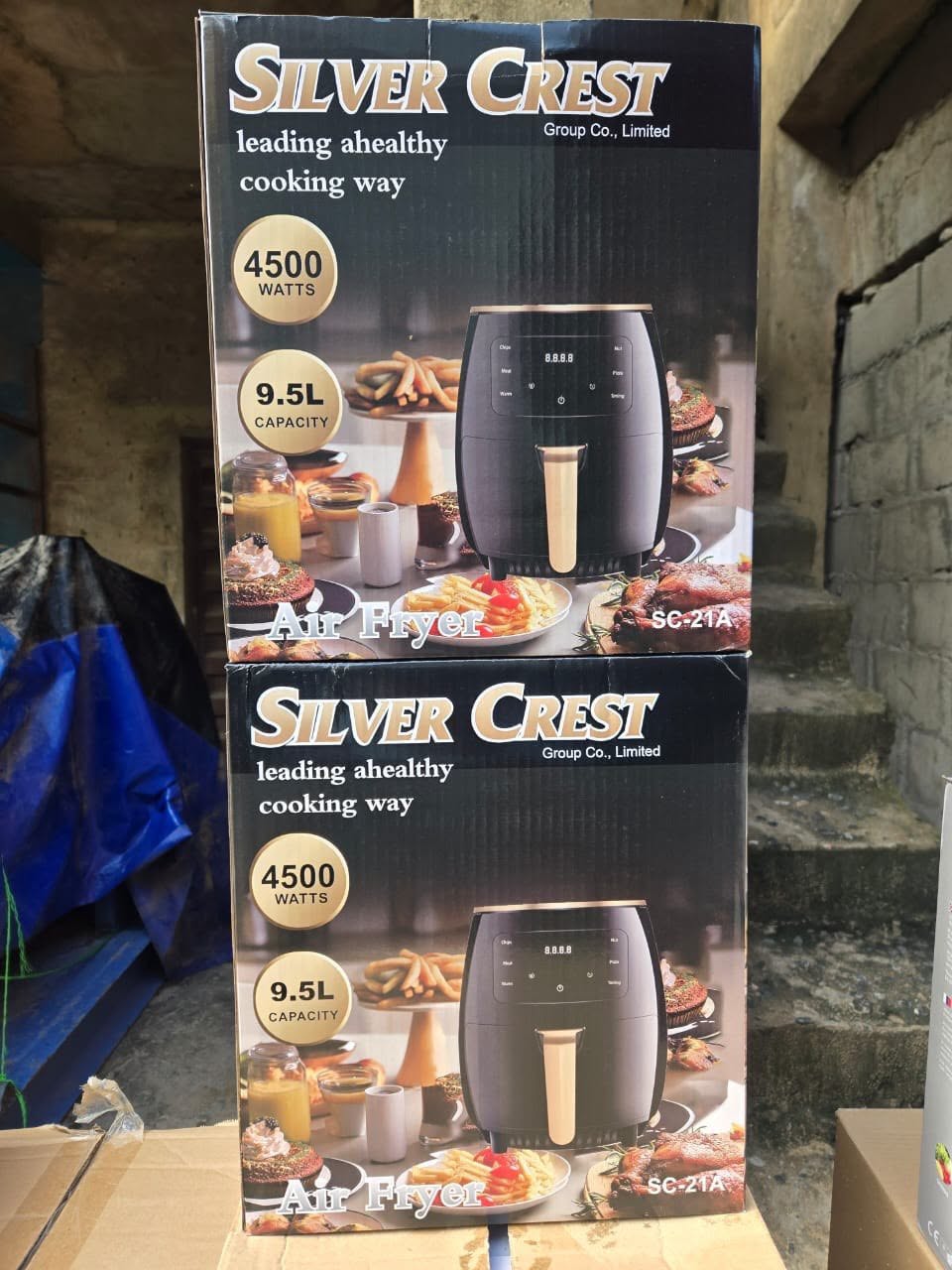 Silver Crest 9.5L Digital Air Fryer (4500W) – Model SC-21A