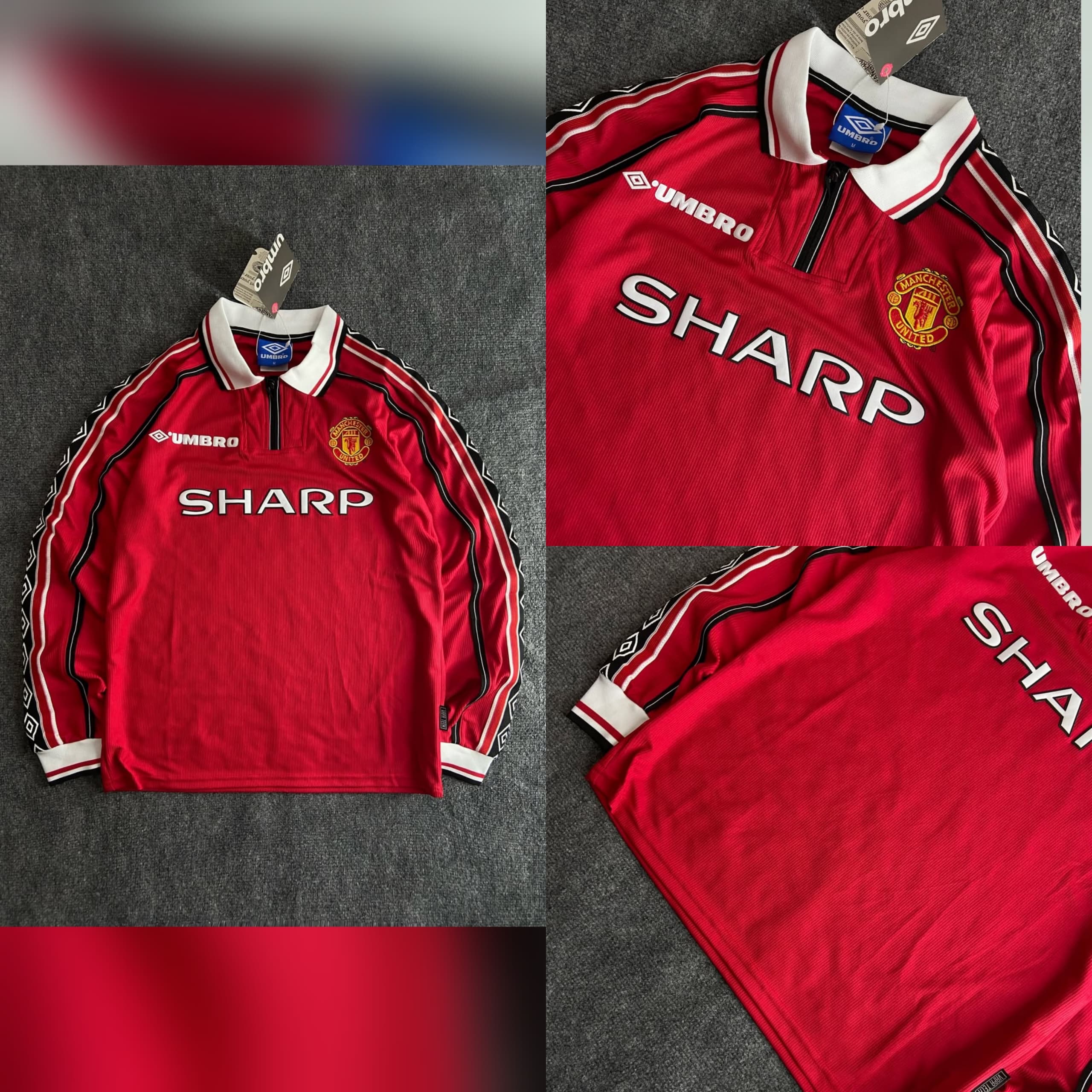 MANCHESTER UNITED RETRO LONGSLEEVE JERSEY